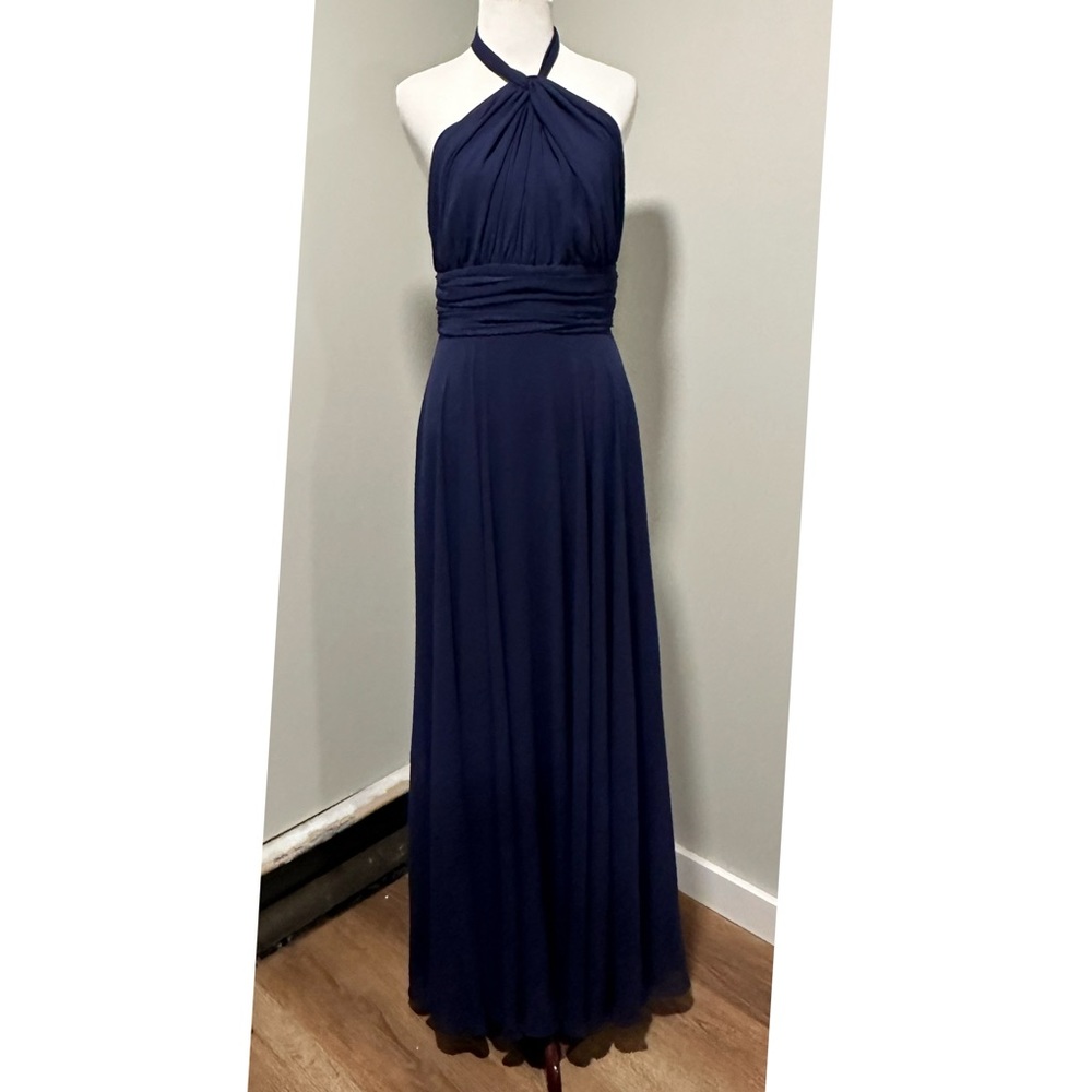 Lulu’s Dance of the Elements Navy Blue Maxi Dress - EUC - Picture 2 of 9